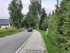 Zvýšení bezpečnosti dopravy v obci Nová Ves výstavbou chodníku a rekonstrukcí veřejného osvětlení