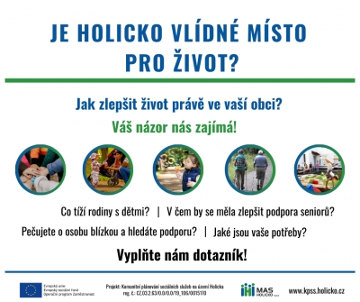 POMOZTE ZLEPŠIT SOCIÁLNÍ SLUŽBY NA HOLICKU